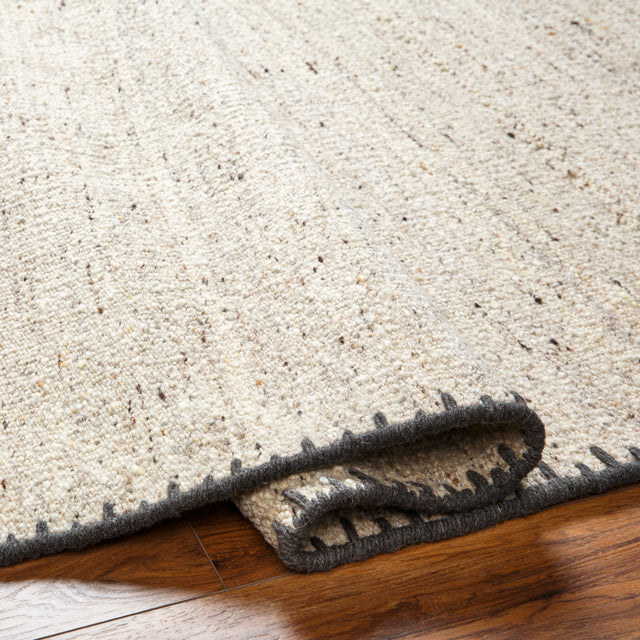 Surya Berkeley Bky-2300 Charcoal, Light Beige, Beige Rug.