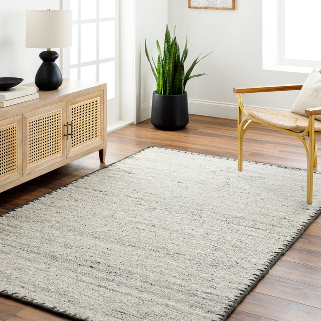 Surya Berkeley Bky-2302 Charcoal, Black, Taupe, Oatmeal Rug.