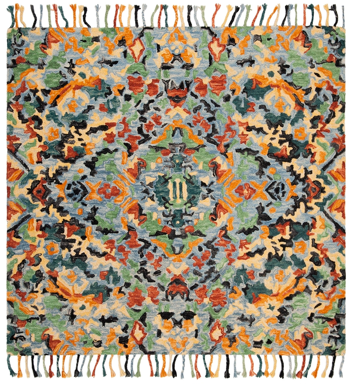 Safavieh Blossom Blm452A Blue/Multi Rug