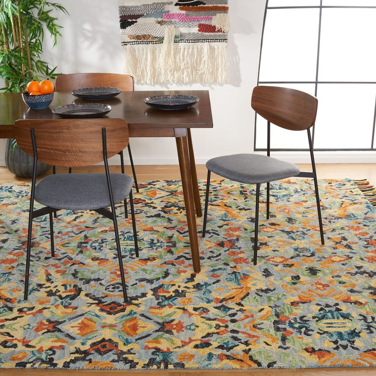 Safavieh Blossom Blm452A Blue/Multi Rug