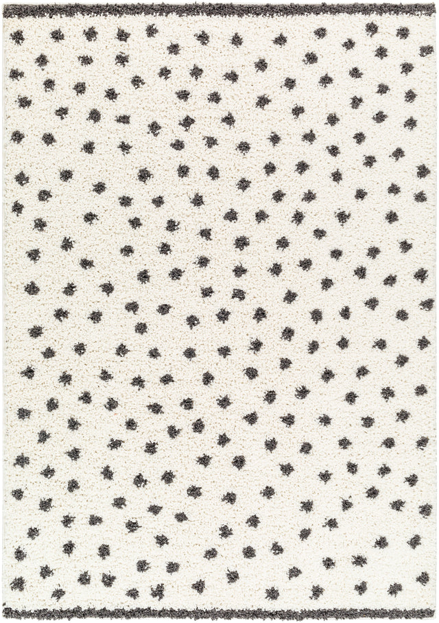 Surya Birmingham Bmm-2301 Ivory, Black Rug.