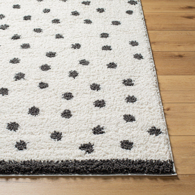 Surya Birmingham Bmm-2301 Ivory, Black Rug.