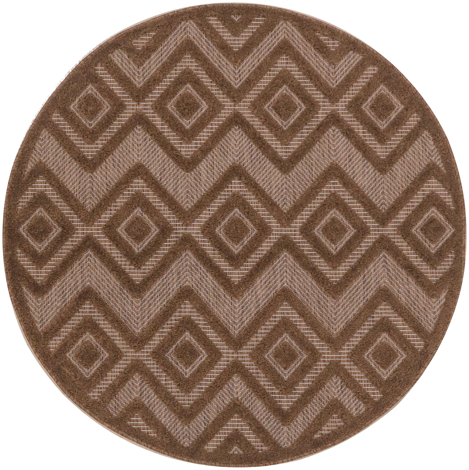 Nourison Versatile NRV01 Brown Contemporary Area Rugs