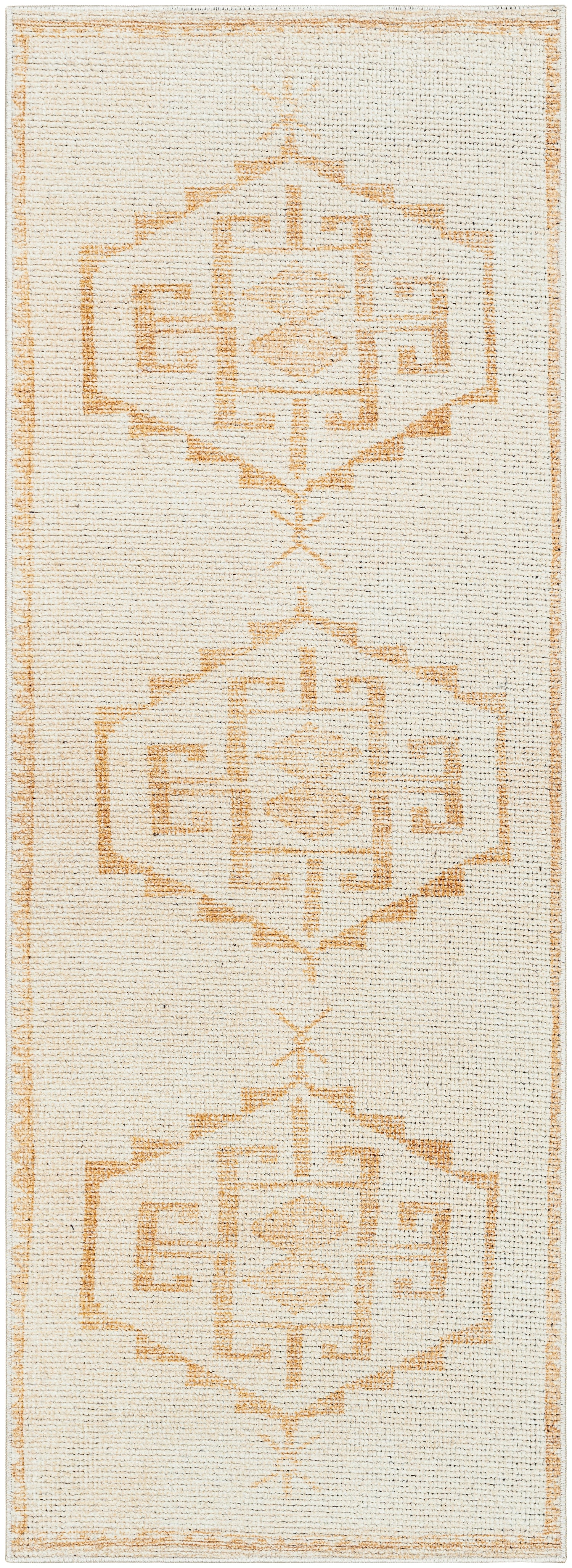 Surya Solana Booc-2301 Ivory, Burnt Orange Rug.