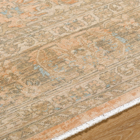 Surya Renaissance BORI-2301 Taupe, Light Beige, Tan, Dusty Coral, Denim