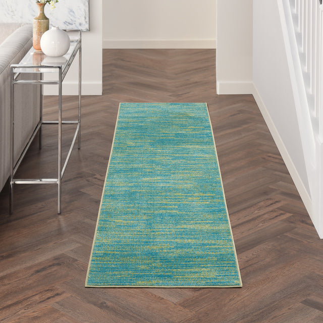 Nourison Nourison Essentials Nre01 Blue Green Rugs