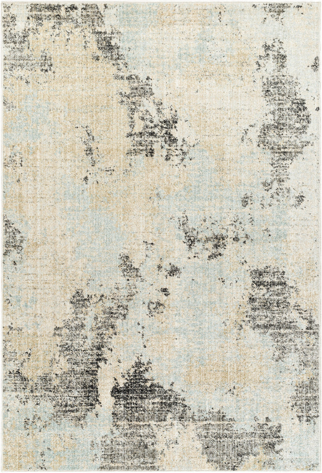 Surya Bitlis Bsi-2301 Tan, Beige, Silver Gray, Gray, Black Rug.