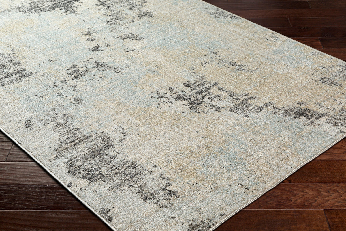 Surya Bitlis Bsi-2301 Tan, Beige, Silver Gray, Gray, Black Rug.