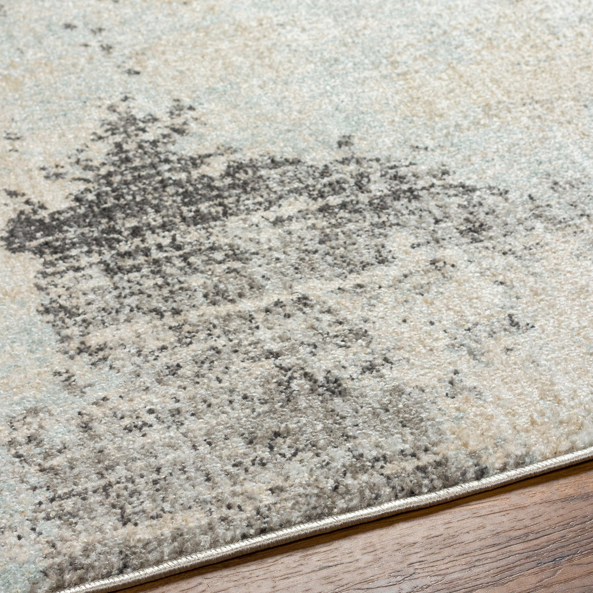 Surya Bitlis Bsi-2301 Tan, Beige, Silver Gray, Gray, Black Rug.