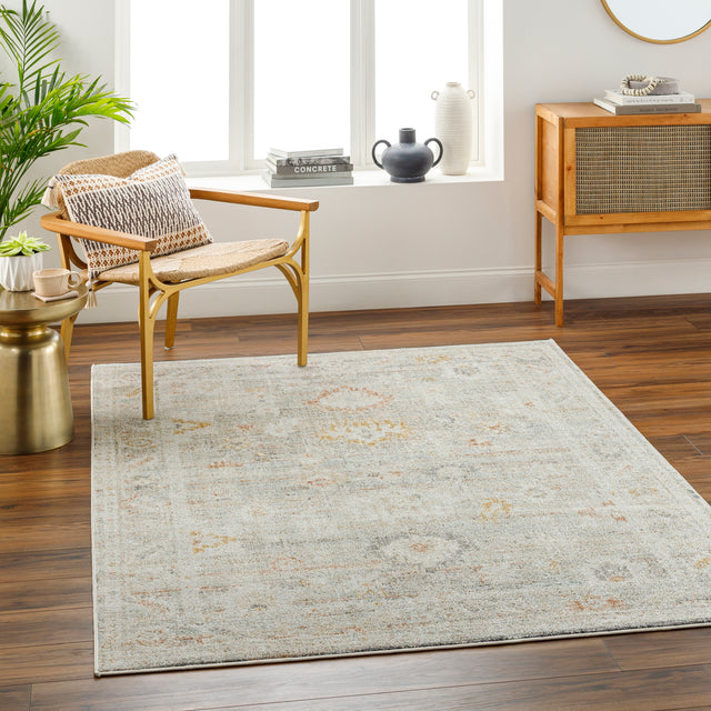 Surya Bitlis Bsi-2302 Tan, Beige, Silver Gray, Gray, Brown Rug.