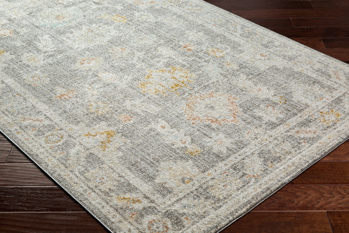 Surya Bitlis Bsi-2303 Tan, Silver Gray, Beige, Gray, Brown Rug.