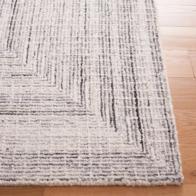 Safavieh Abstract 4'-0" x 6'-0" Rug in Black / Ivory