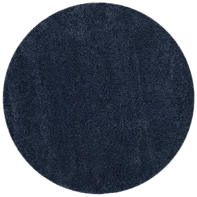 Safavieh Santa Monica Shag 6'-7" x 6'-7" Rug in Navy