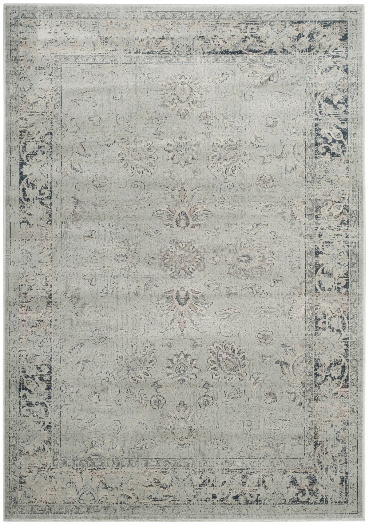 Safavieh Vintage 4'-0" x 5'-7" Rug in Light Blue
