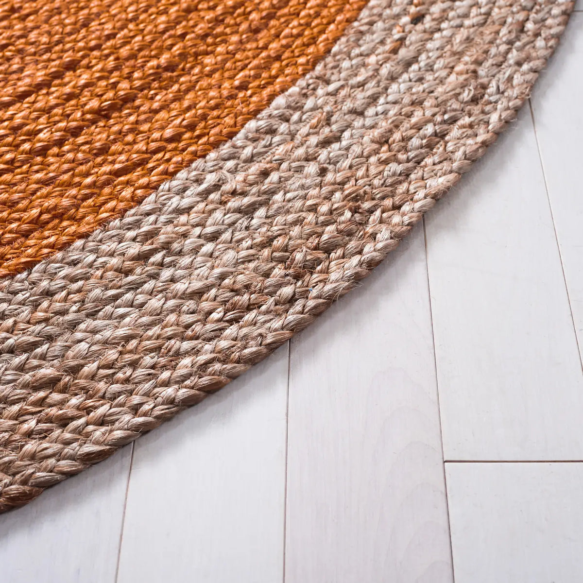 Safavieh Natural Fiber 5'-0" x 8'-0" Rug in Orange / Natural