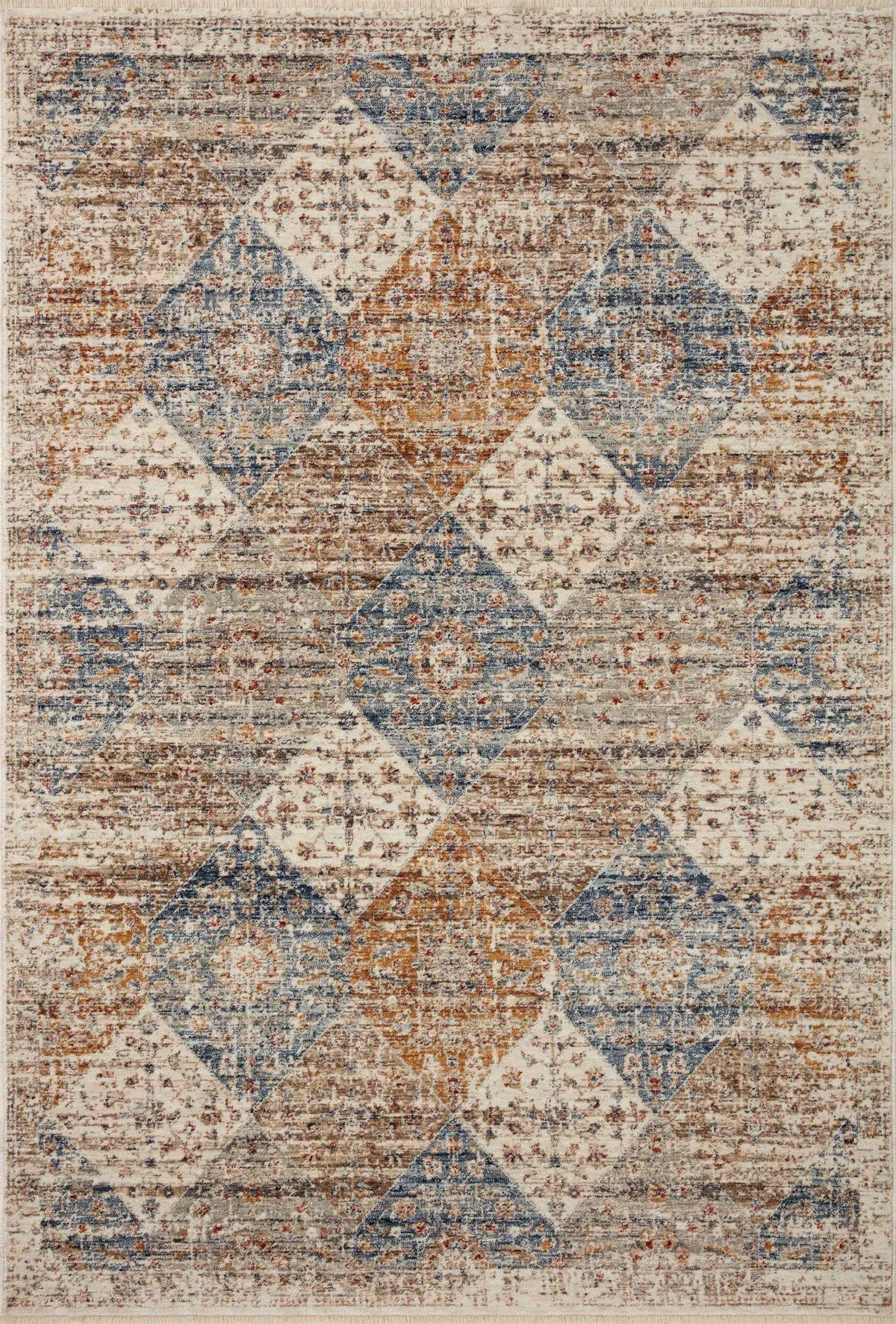 Loloi Sorrento Sor-02 Ivory/Multi Rug - main flat