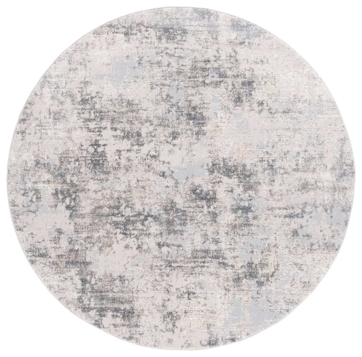 Safavieh Continental 6'-7" x 6'-7" Rug in Light Beige / Dark Grey