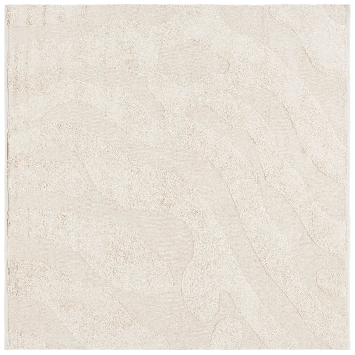 Safavieh Easy Care 6'-0" x 6'-0" Rug in Ivory