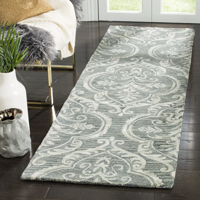 Safavieh Blossom 2'-3" x 8'-0" Rug in Blue / Sage