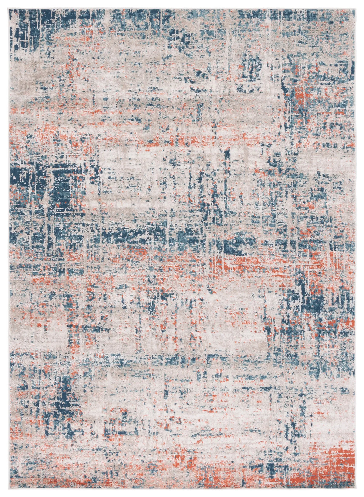 Safavieh Madison 800 4'-5" x 6'-5" Rug in Blue / Grey