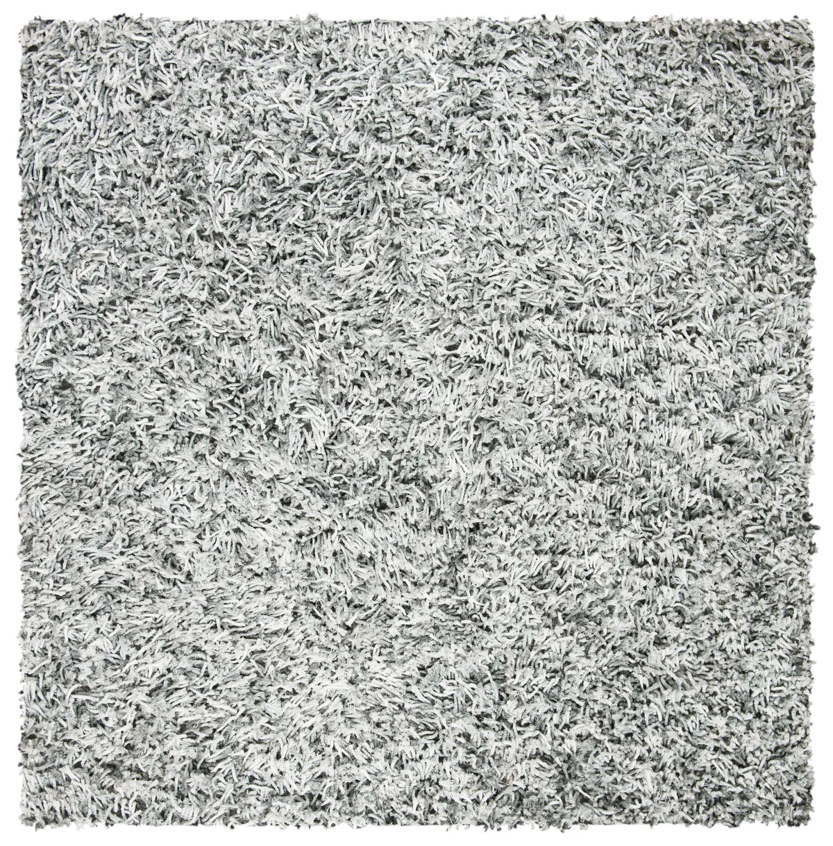 Safavieh Rio Shag 6'-0" x 6'-0" Rug in Grey / Ivory