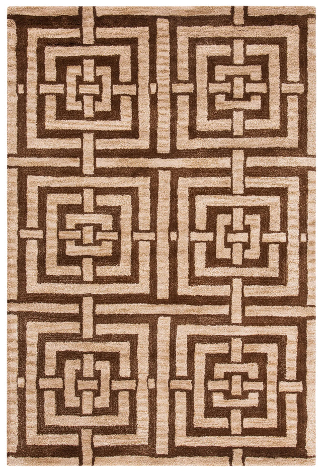 Safavieh Wyndham 4'-0" x 6'-0" Rug in Brown