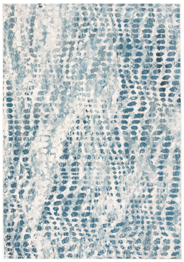Safavieh Aria 4'-0" x 6'-0" Rug in Cream / Teal