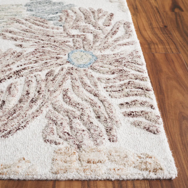 Safavieh Jardin 2'-3" x 8'-0" Rug in Red / Blue
