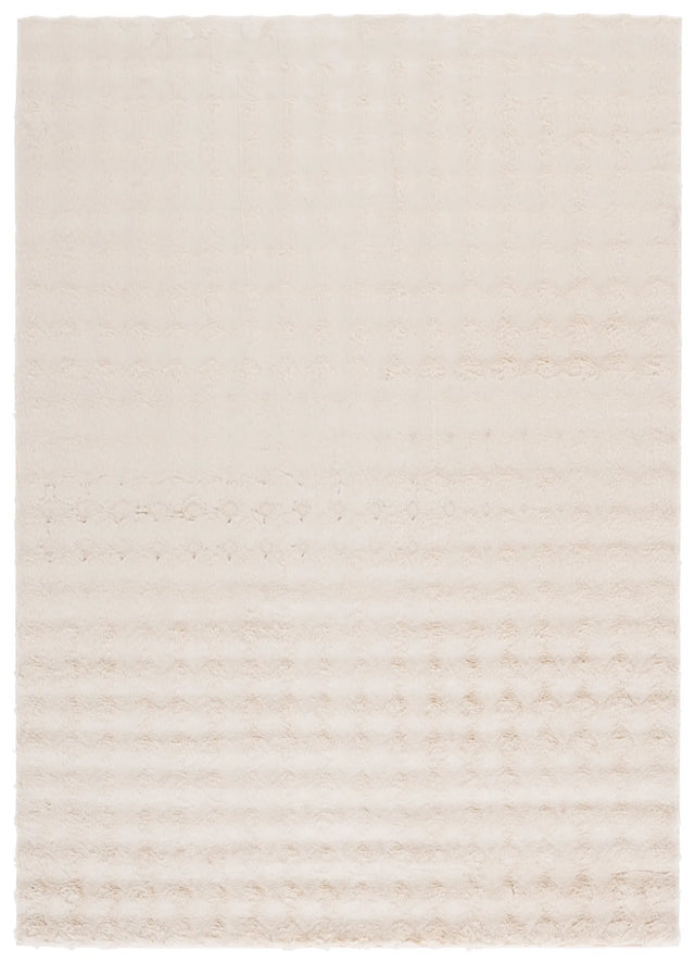 Safavieh Faux Rabbit Bubble 100 5'-0" x 7'-0" Rug in Beige