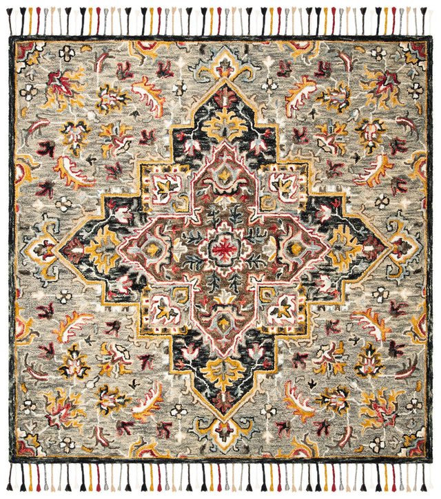 Safavieh Aspen 7'-0" x 7'-0" Rug in Grey / Charcoal
