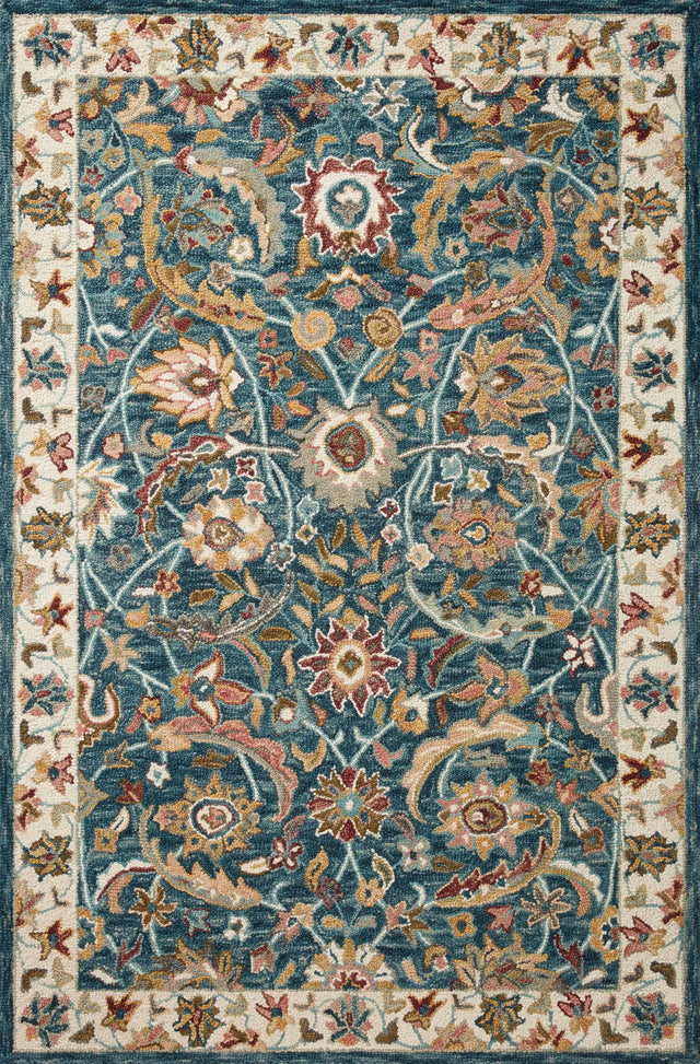 Loloi Victoria Vk-24 Ocean/Multi Rug - main flat