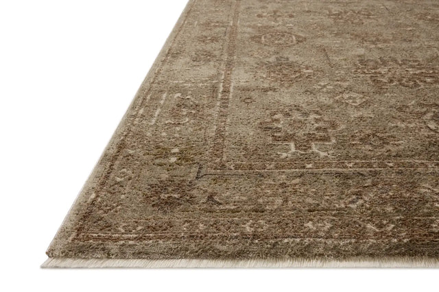 Loloi Haywood HYD-04 Sage / Earth Rug - rug corner