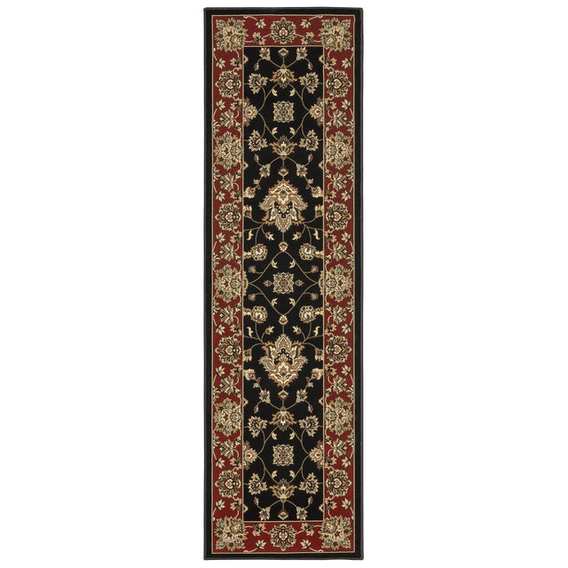 Oriental Weavers Sphinx Ariana 623m3 Black / Red Rugs - runner