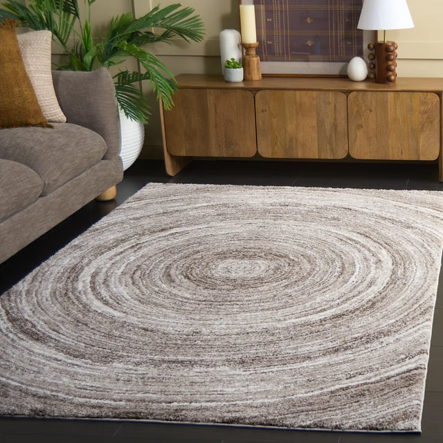 Safavieh Northport 800 4'-0" x 6'-0" Rug in Taupe / Ivory