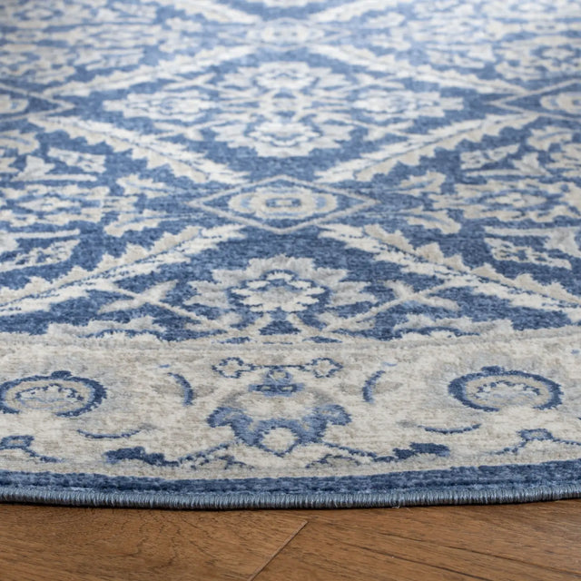 Safavieh Brentwood 5'-0" x 5'-0" Rug in Navy / Creme