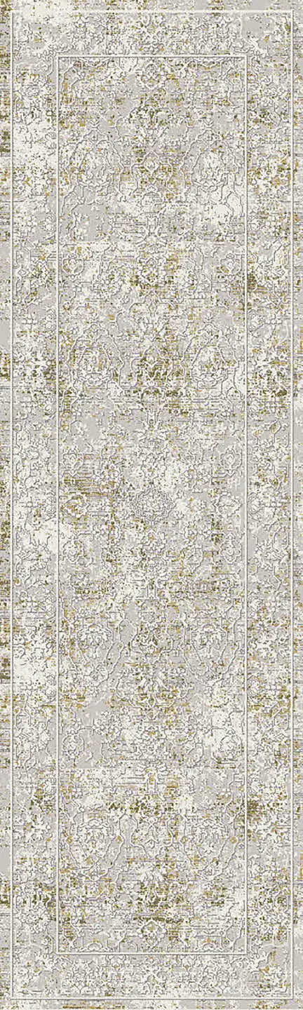 Dynamic Rugs Skyler 6711 Grey/Green Rug - Runner