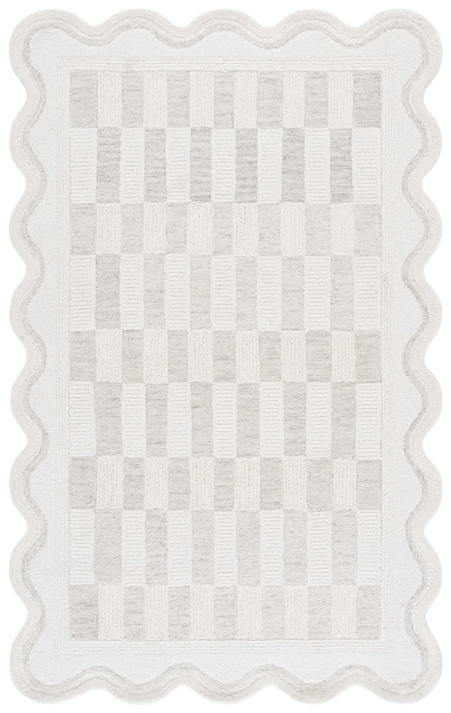 Safavieh Ebony 5'-0" x 8'-0" Rug in Beige / Ivory