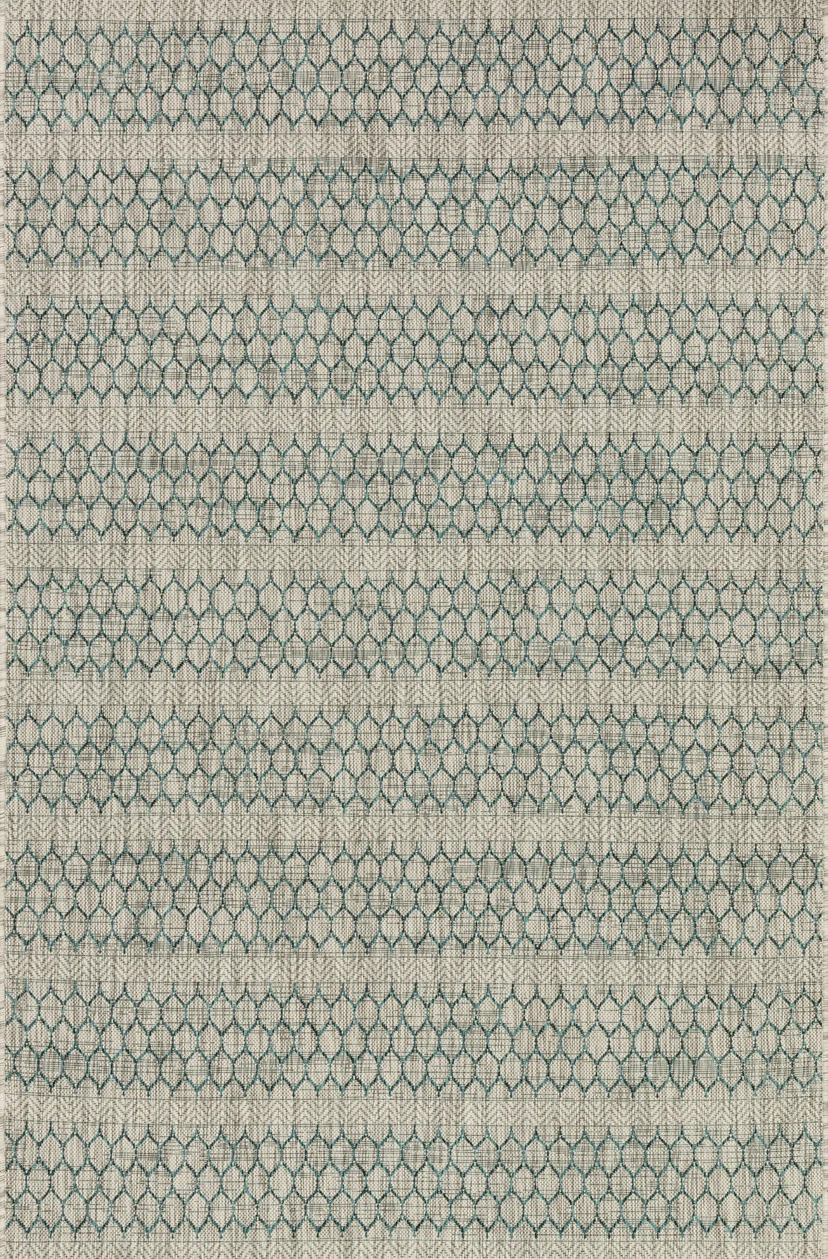 Loloi Isle Ie-01 Grey / Teal Rugs - main flat