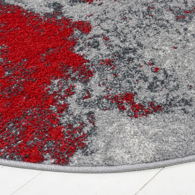 Safavieh Adirondack 6'-0" x 6'-0" Rug in Red / Grey