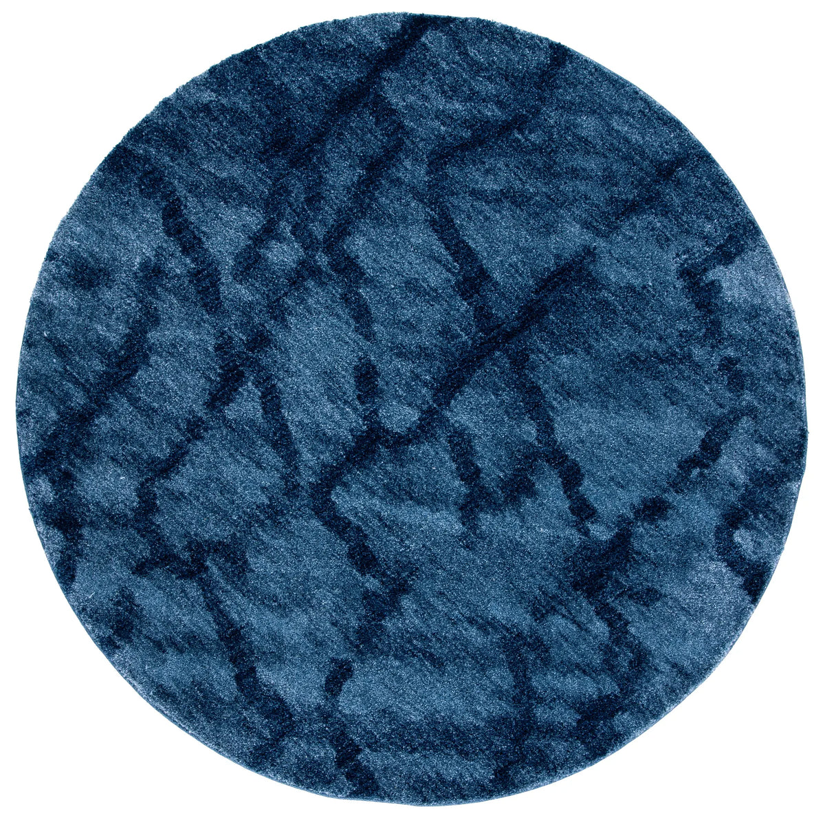 Safavieh Retro 6'-0" x 6'-0" Rug in Blue / Dark Blue