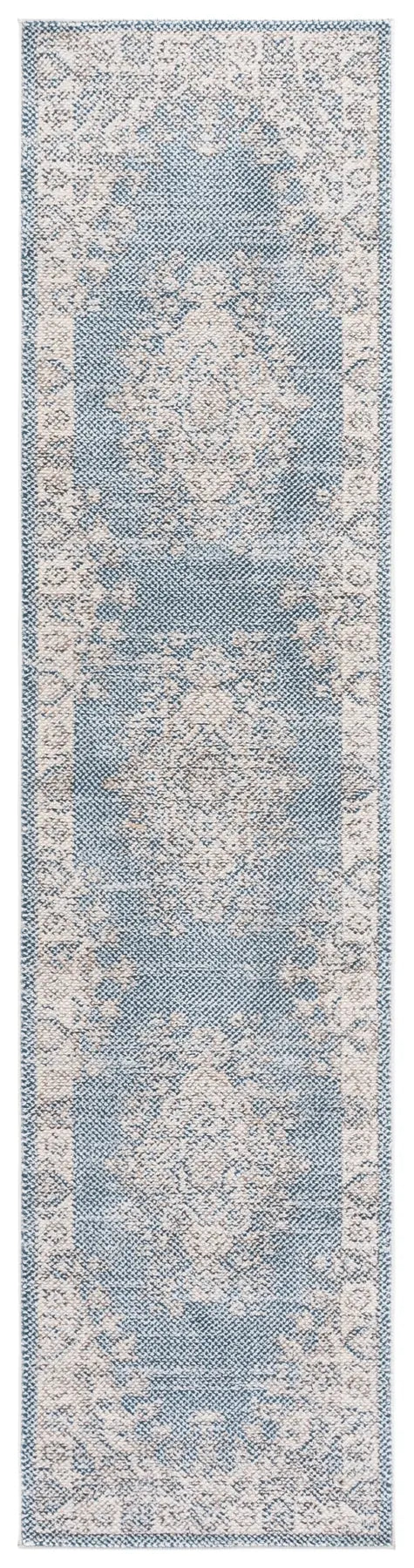 Safavieh Harrison 2'-0" x 8'-0" Rug in Blue / Ivory