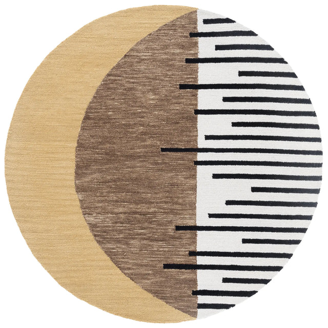 Safavieh Novelty 6'-0" x 6'-0" Rug in Brown / Beige