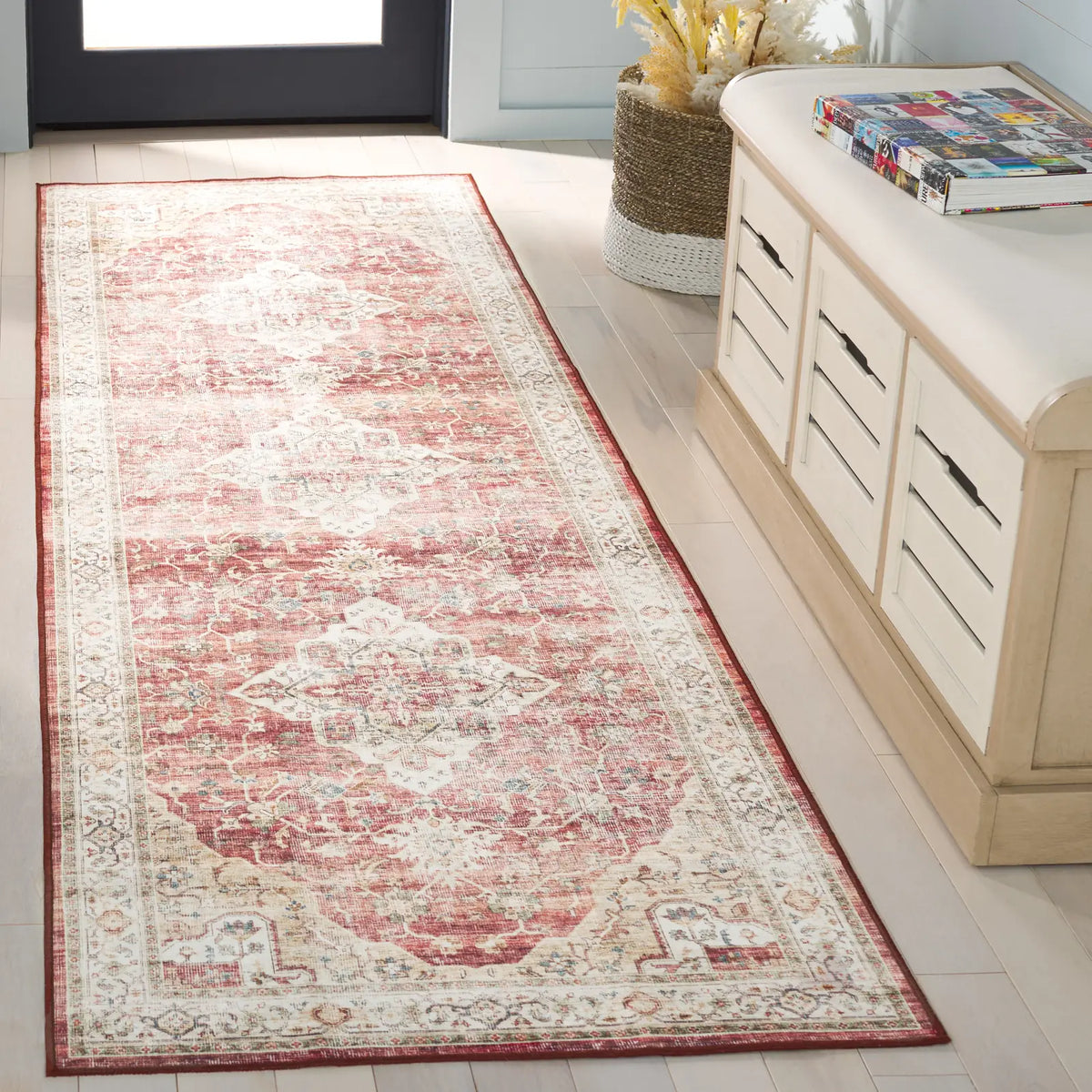 Safavieh Arizona 2'-6" x 8'-0" Rug in Rust / Gold