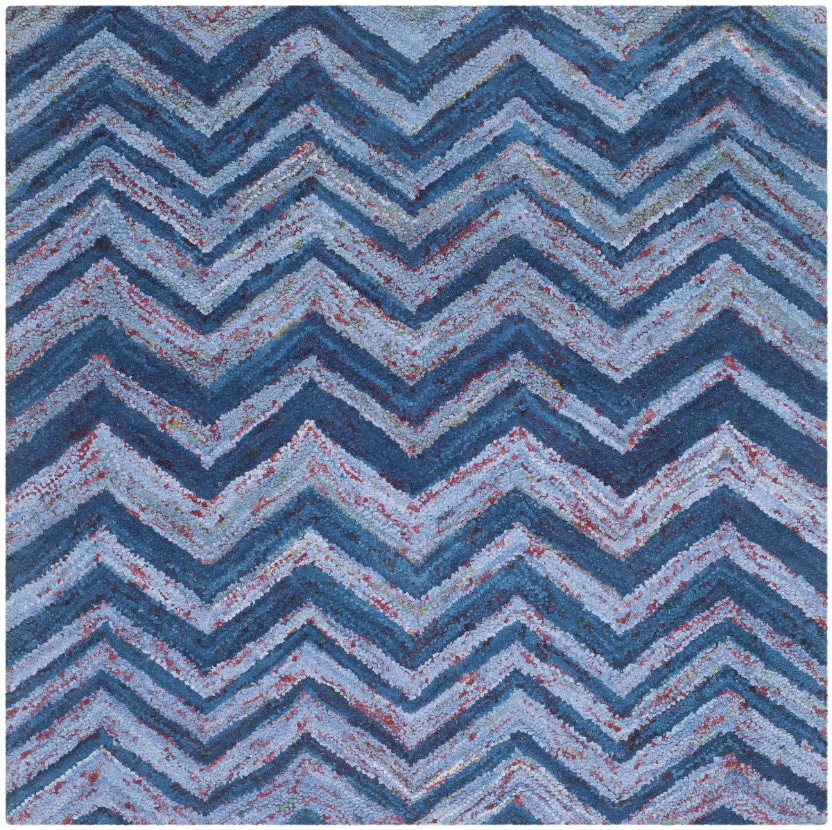 Safavieh Nantucket 6'-0" x 6'-0" Rug in Blue / Multi