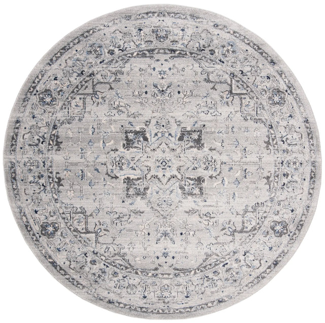 Safavieh Charleston 5'-0" x 5'-0" Rug in Grey / Dark Grey