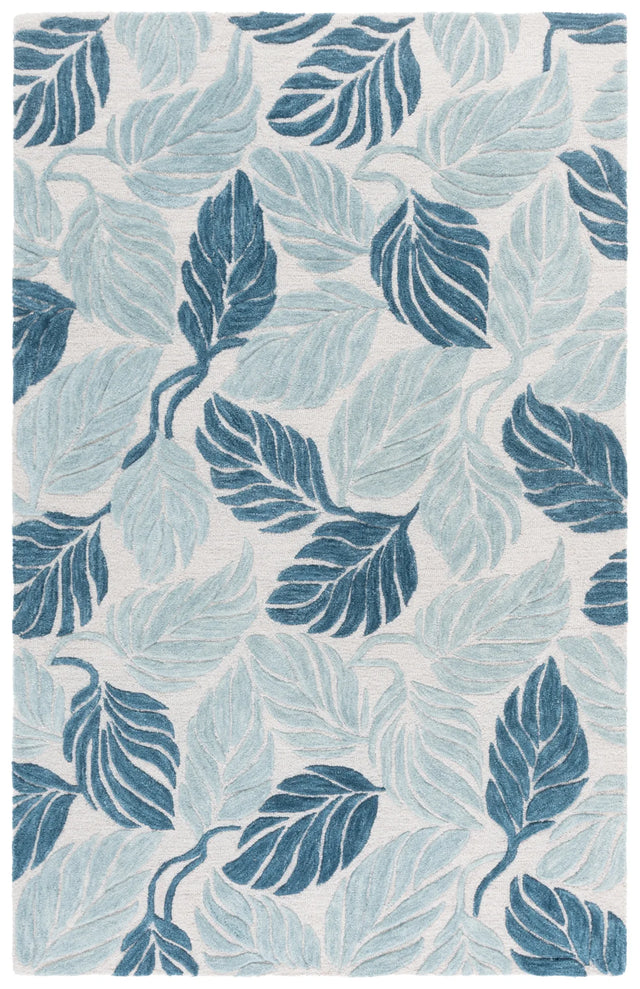 Safavieh Jardin 4'-0" x 6'-0" Rug in Blue / Ivory