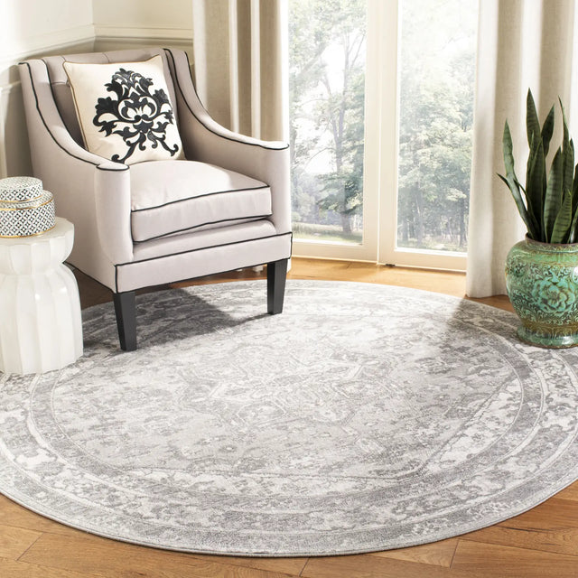 Safavieh Brentwood 10'-0" x 10'-0" Rug in Cream / Grey