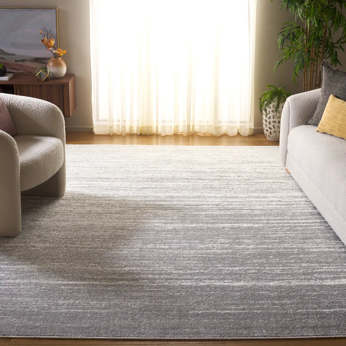 Safavieh Adirondack 10'-0" x 14'-0" Rug in Light Grey / Grey