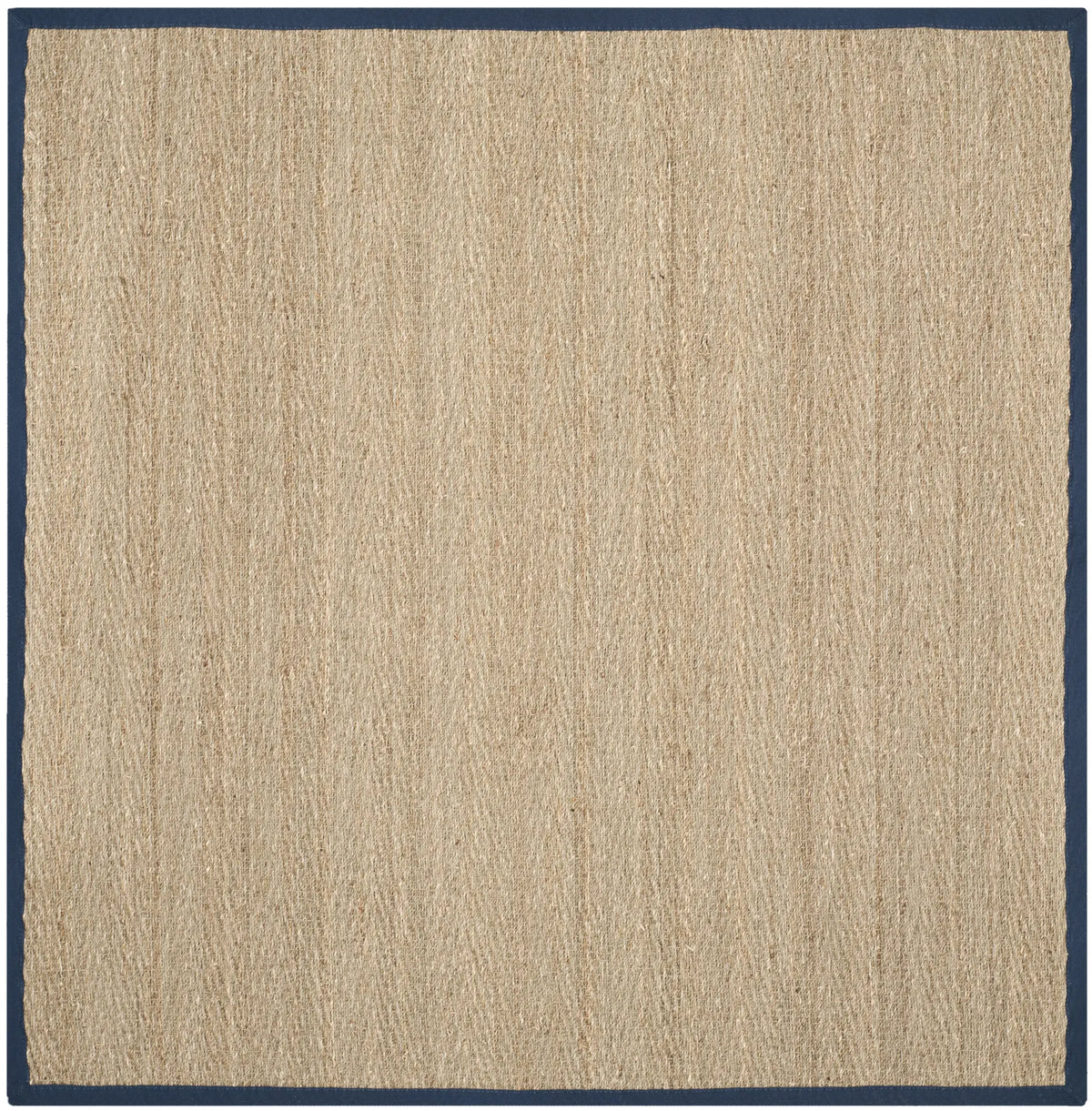 Safavieh Natural Fiber 6'-0" x 6'-0" Rug in Natural / Navy Blue