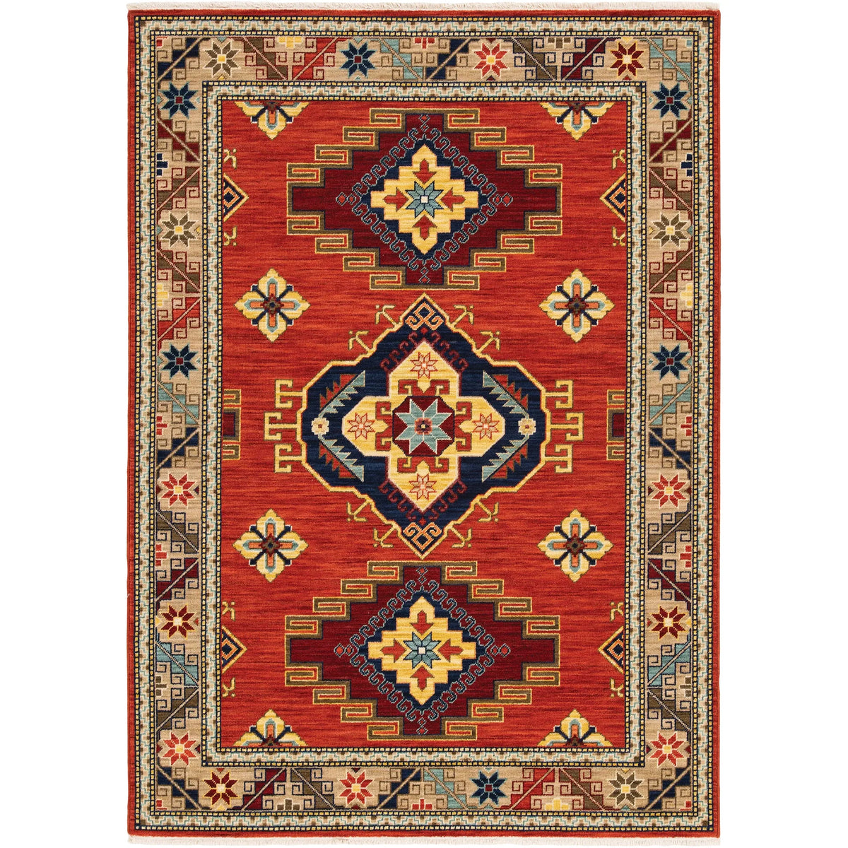 Oriental Weavers Sphinx Lilihan 5504P Red/ Multi Rugs - main flat